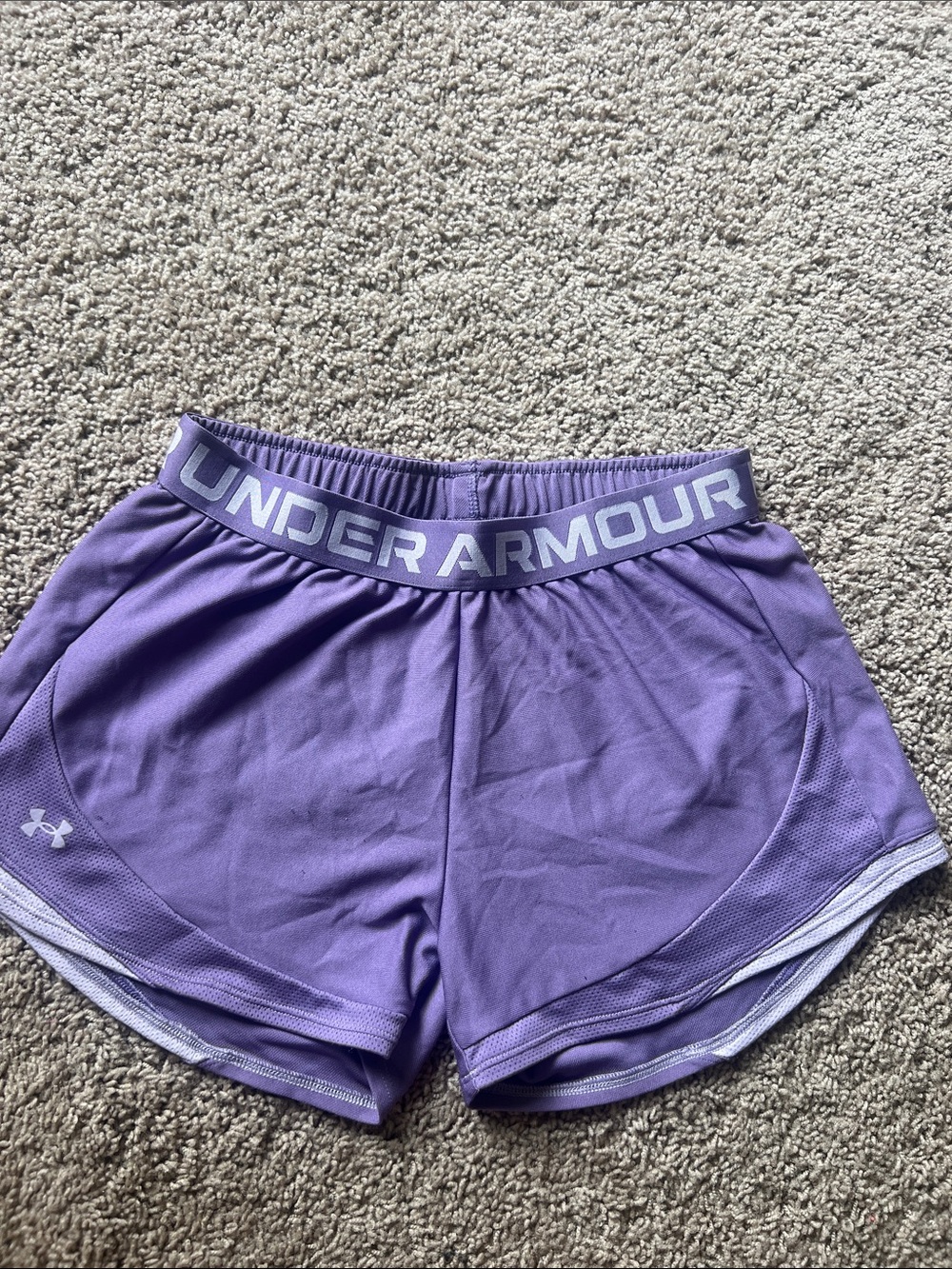 Under Armour Purple Performance Women's Athletic Shorts Size Small
